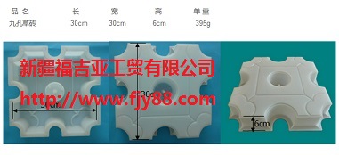 九孔草砖塑料模具4
