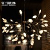 后现代创意艺术个性萤火虫吊灯餐厅客厅树枝叶子吊灯