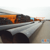 沧州钢管厂专业生产防腐螺旋管 红色3PE防腐钢管