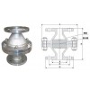 法兰管道阻火器 蒸汽管道阻火器