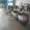 供应全不锈钢100L蒸汽夹层锅蒸汽带搅拌式食品夹层锅
