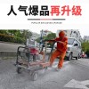 小型手推地面标线清除机价格 大功率汽油动力地面标线除线机图片