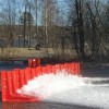 厂家供应防洪墙红色塑料挡水板 L型塑料挡水板价格