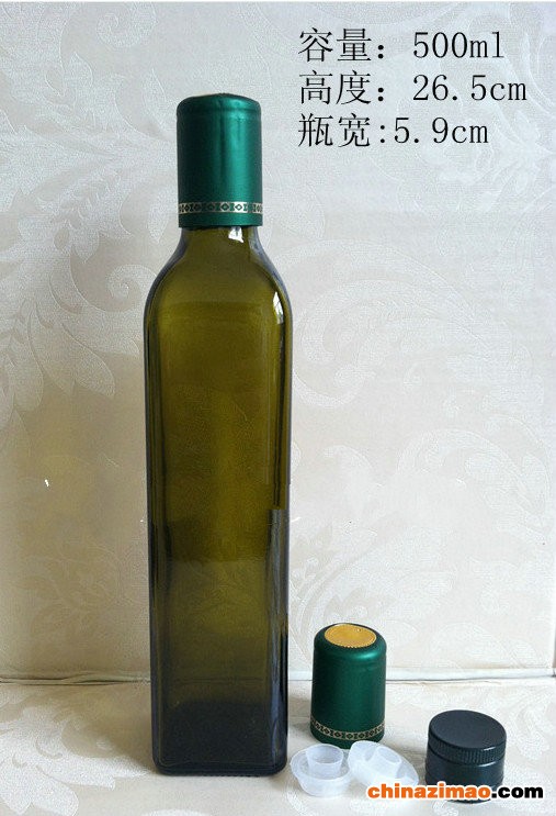 500绿橄榄油瓶