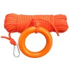 浮潜安全救生圈浮索逃生绳8mm31米救援绳包水上漂浮救生绳