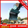 岩石混凝土高频震动筛分斗7-12T洗沙笼挖掘机改装水平震动筛