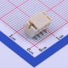 2.00mm 线对板连接器(JST PHD)针座,立贴,无扣,有柱,9T料,2*04P-星坤电子