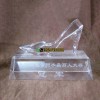 水晶鞋高跟鞋奖杯表彰入职周年员工鞋业/服装公司十年贡献奖奖杯