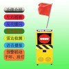 云南高速施工声光摇旗报警器 智能安全引导警示设备工厂
